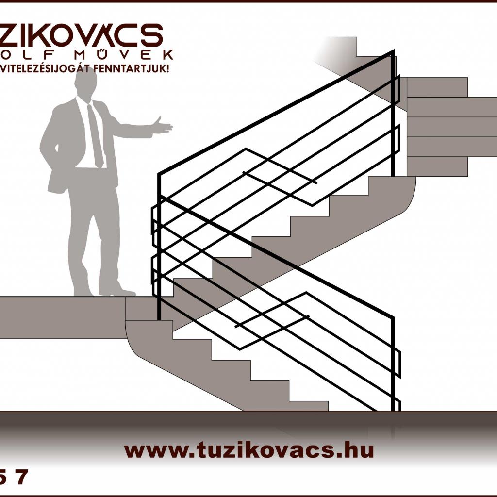 kovácsoltvas lépcsőkorlát minta 11