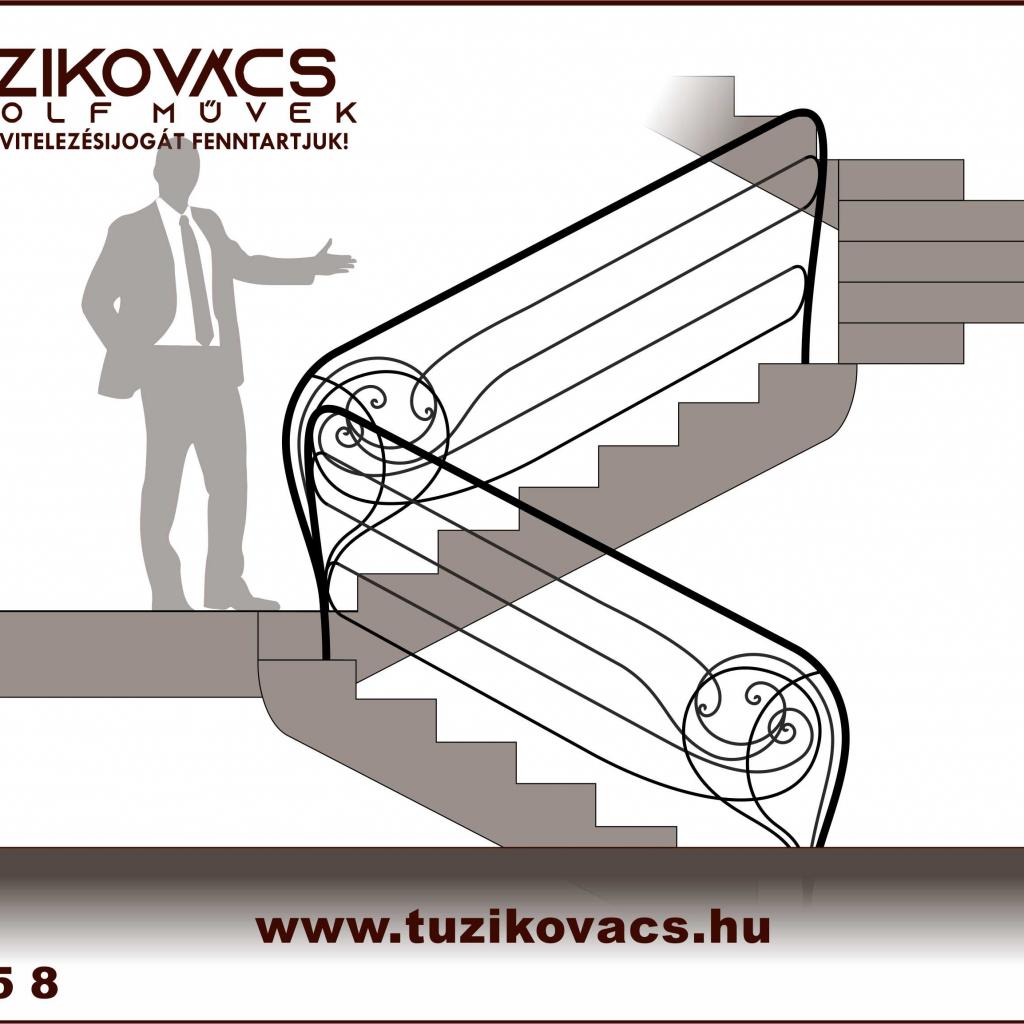 kovácsoltvas lépcsőkorlát minta 12